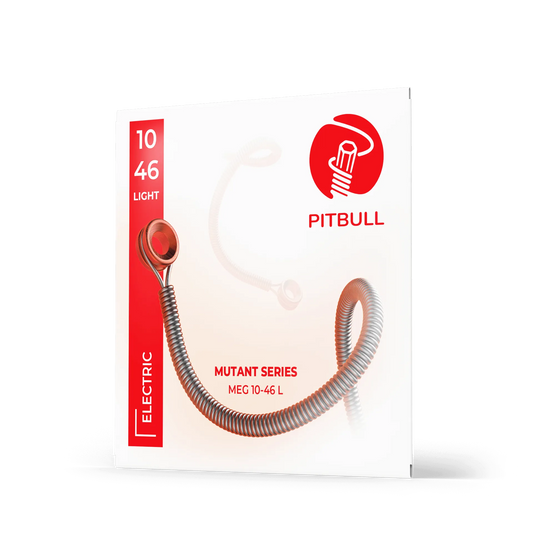 Pitbull Strings Mutant Electric Guitar Light 10-46