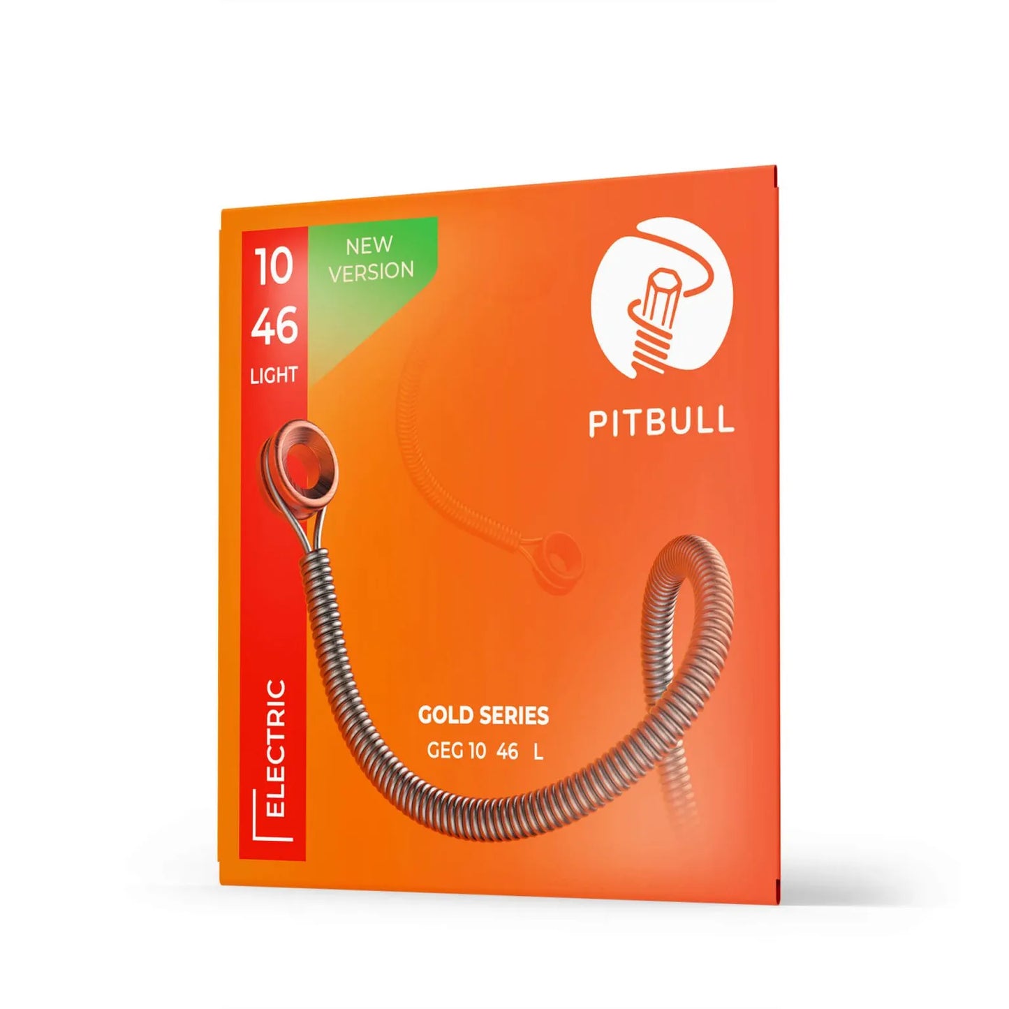 Pitbull Strings Gold Electric Guitar Light 10-46