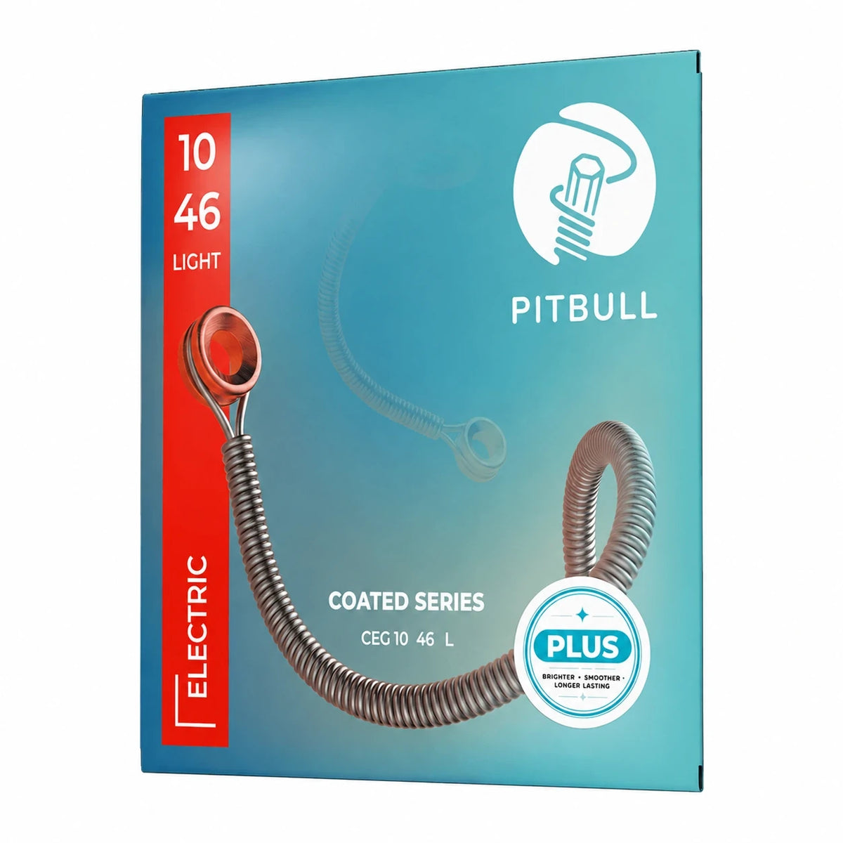 Pitbull Strings Coated Series CEG 10-46 Light electric guitar strings pack