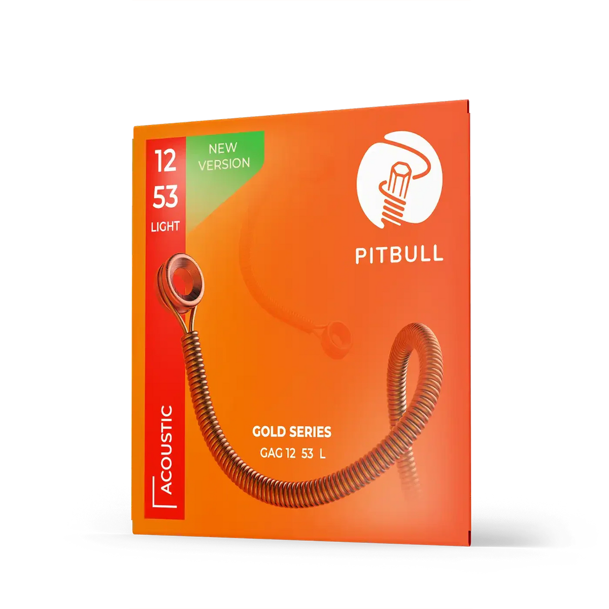 Pitbull Strings Gold Acoustic Guitar Strings 12-53